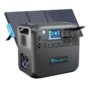 BLUETTI AC200MAX, INVERTER SOLAR BATTERY ☀️♻️ + Placa Solar Rígida de 415 watts | 2048 Watts Hora + Placa solar UC 30 de 300 Watts (Perfecto para apartamentos o condominios)