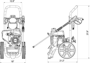 Motor Kohler | 3200 PSI 2.4 GPM